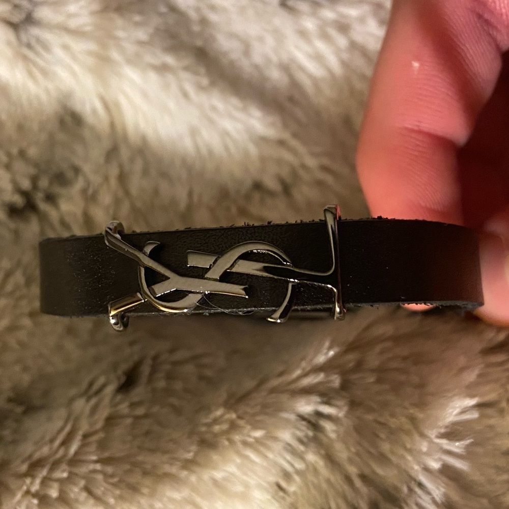 Yves Saint Laurent Monogrammed Logo Bracelet